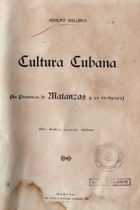 Cultura Cubana-La Provincia de Matanzas